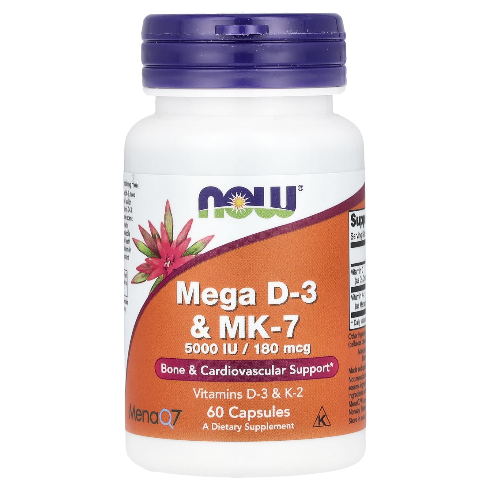 Now Foods - Mega D-3 & MK-7