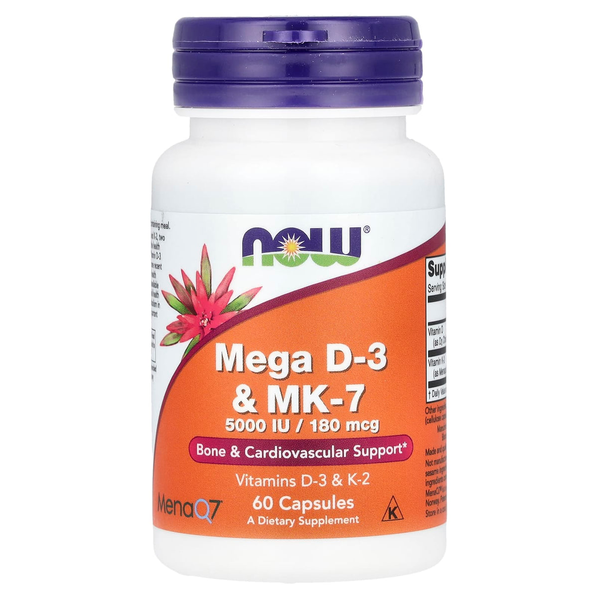 NOW Foods - Mega D-3 & MK-7