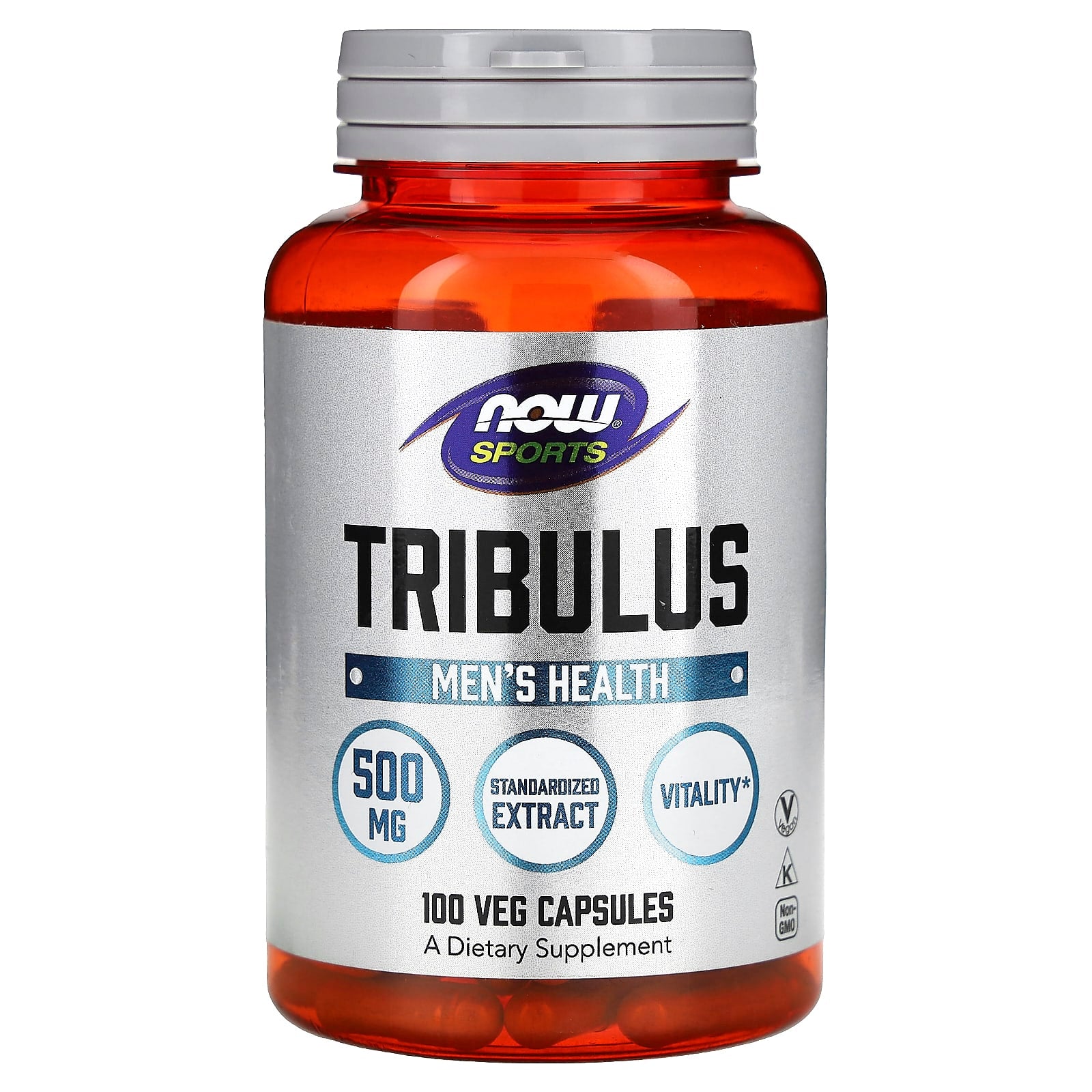 Tribulus 500mg baksida med näringsfakta