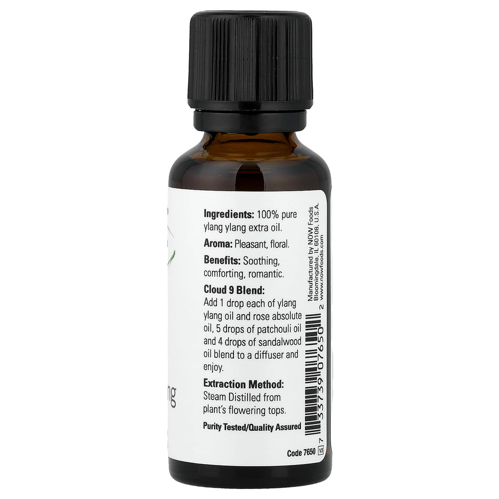 NOW Foods Ylang Ylang Essential Oil ingredienser lista
