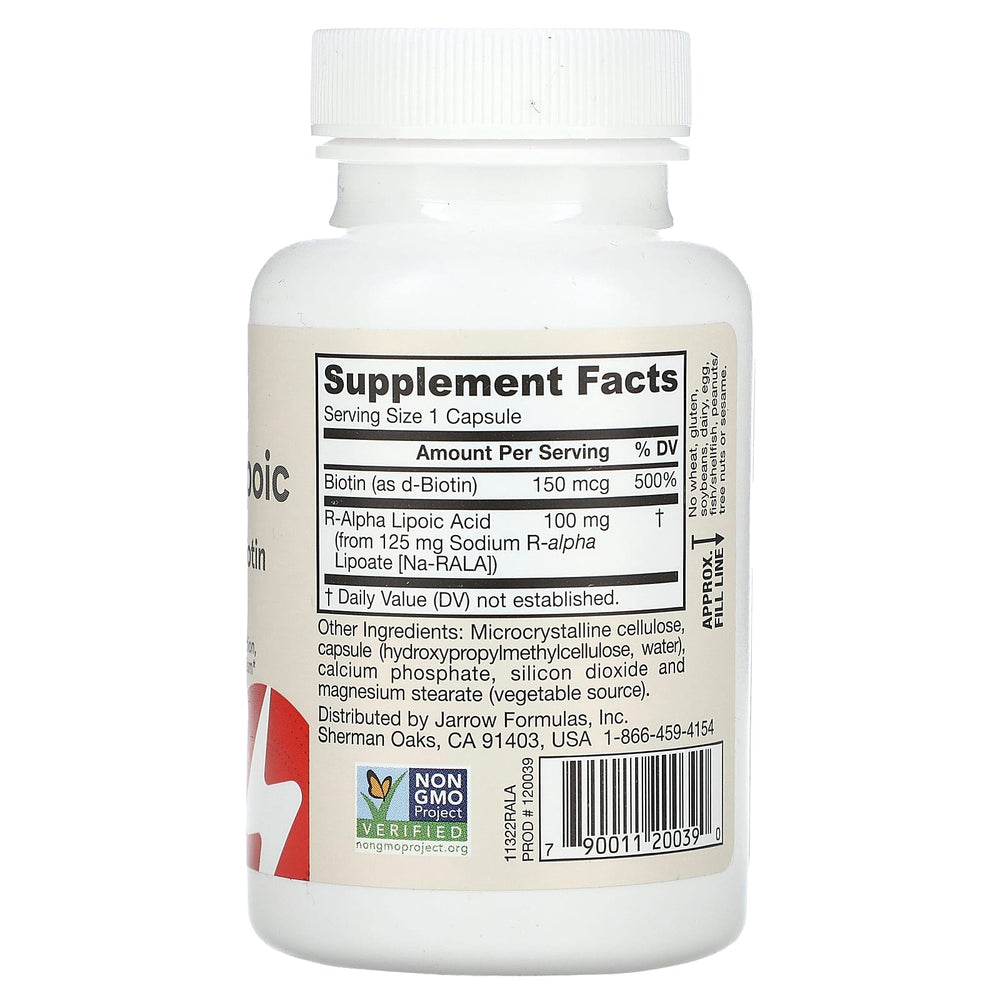 R-Alpha Lipoic Acid with Biotin näringsfakta