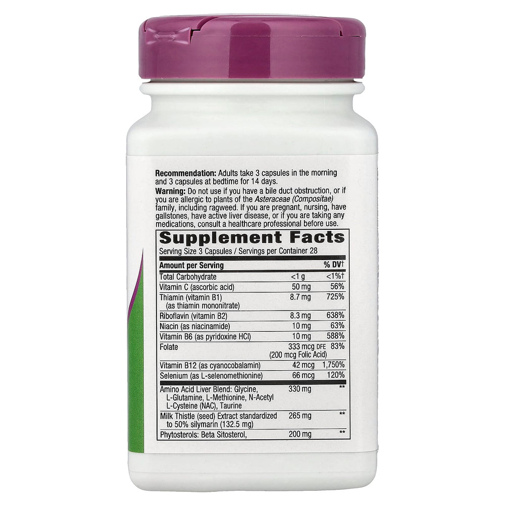 Complete Liver Cleanse ingredienser & etikett