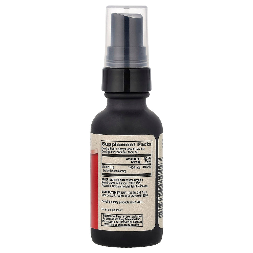 Dr. Mercola Methyl B12 Energy Boost baksida