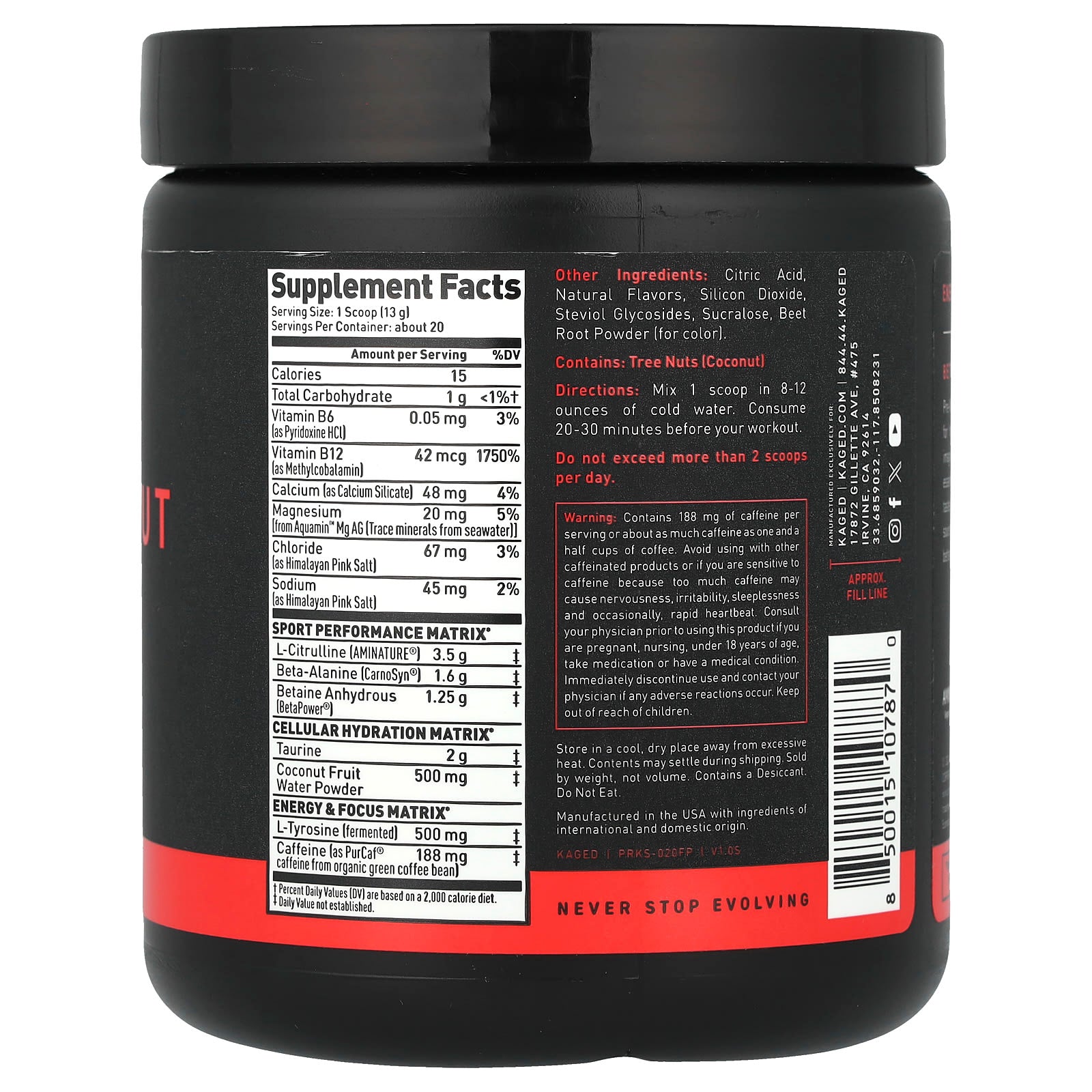 Kaged Muscle - Pre-Workout