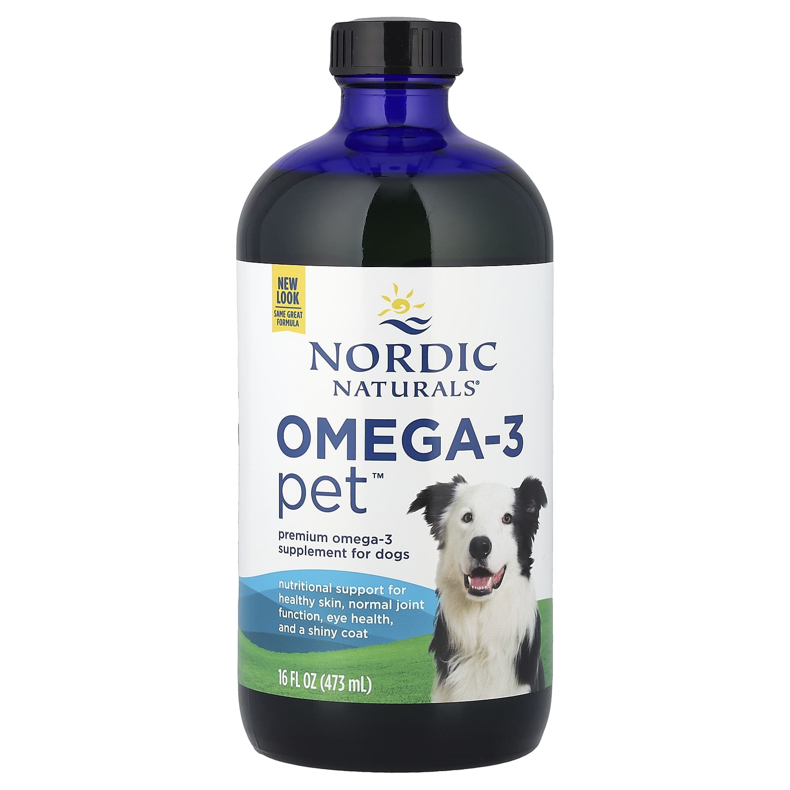 Omega-3 Pet användning för djur illustration