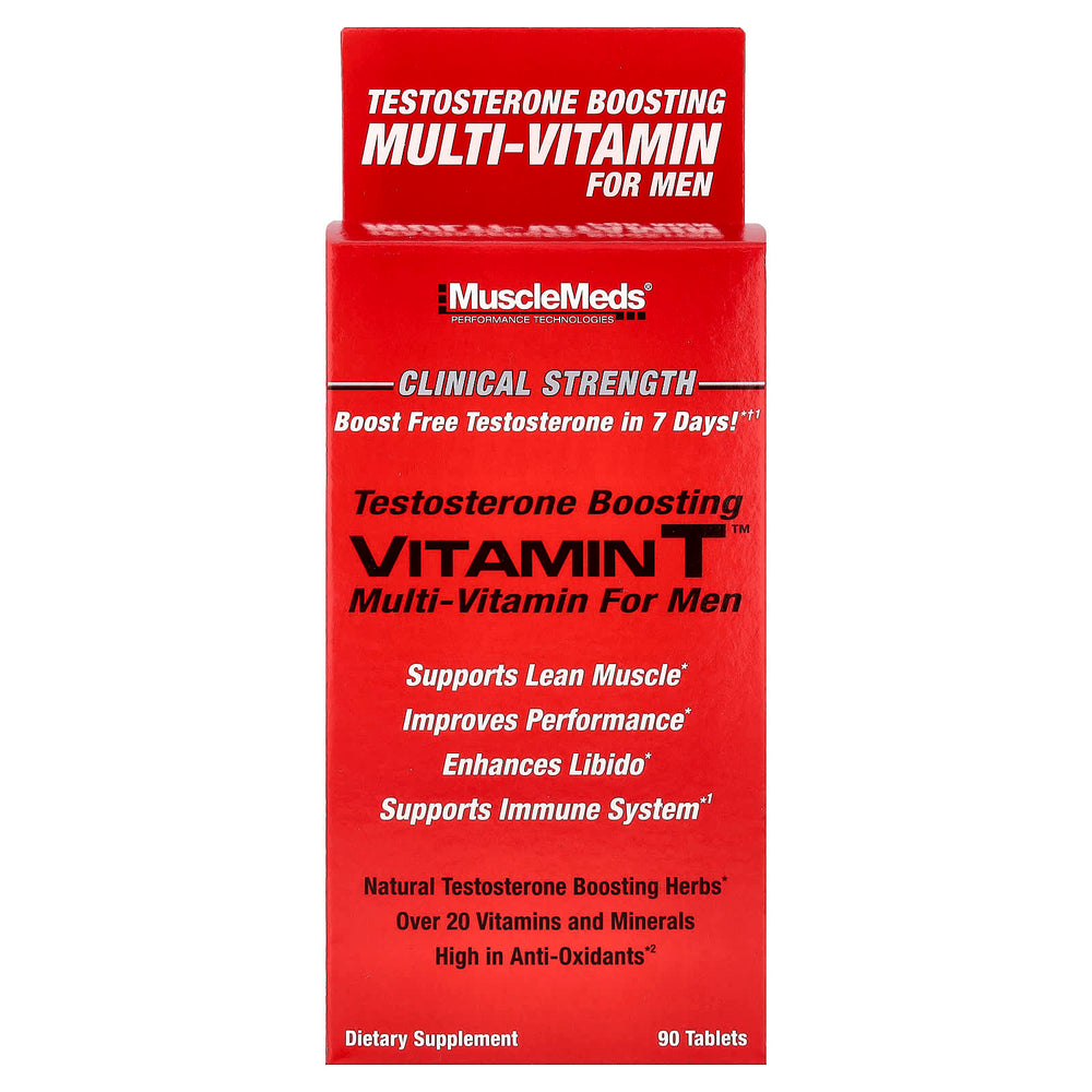 MuscleMeds Vitamin T baksida näringsfakta