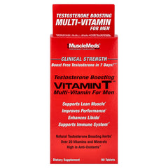 MuscleMeds Vitamin T baksida näringsfakta