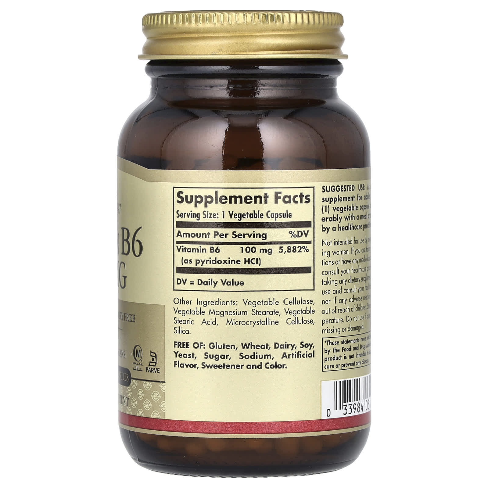 Solgar - Vitamin B6