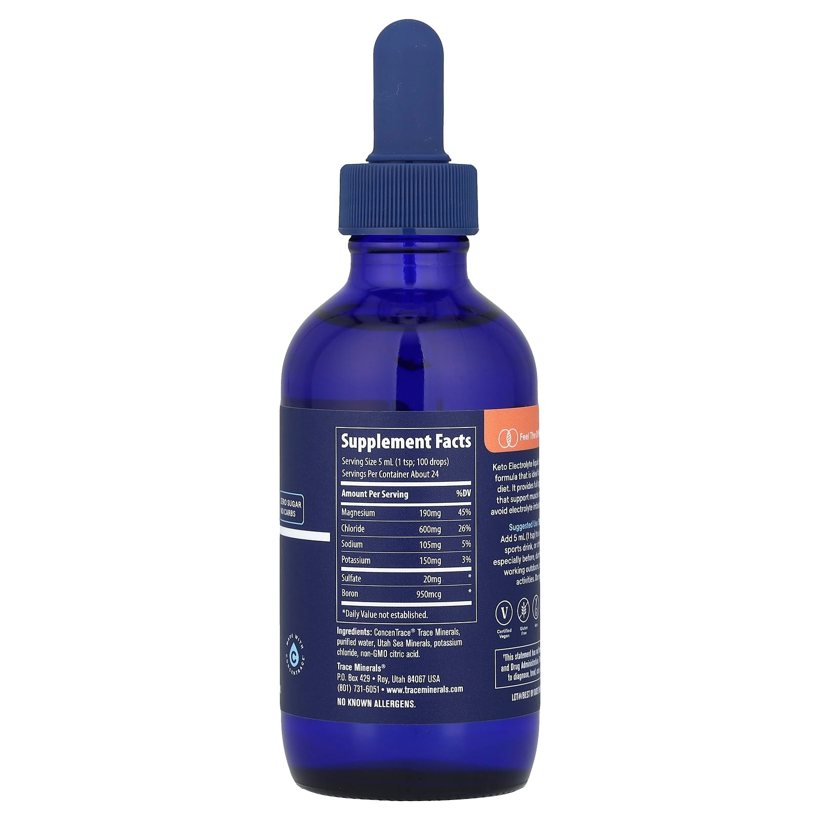Trace Minerals - KETO Elektrolyyttitabletit - 90 tablettia