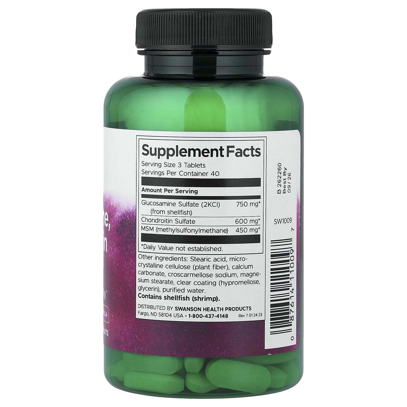 Swanson - Glucosamine Chondroitin & MSM