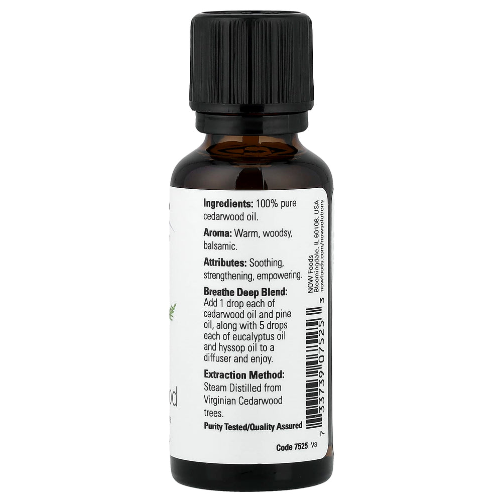 Cedarwood Oil ingredienser etikett