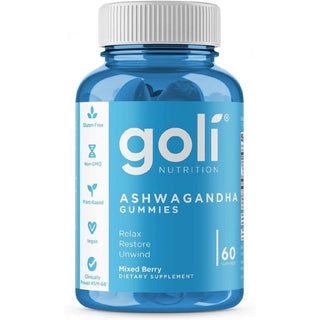 Goli Nutrition - Ashwagandha KSM-66 - 120 pureskeltavaa vitamiiinia