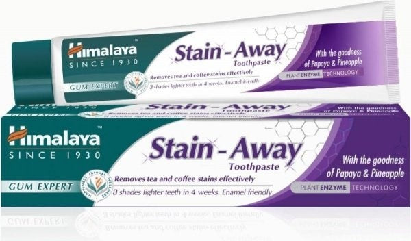 Himalaya Herbals Stain-Away Toothpaste baksida