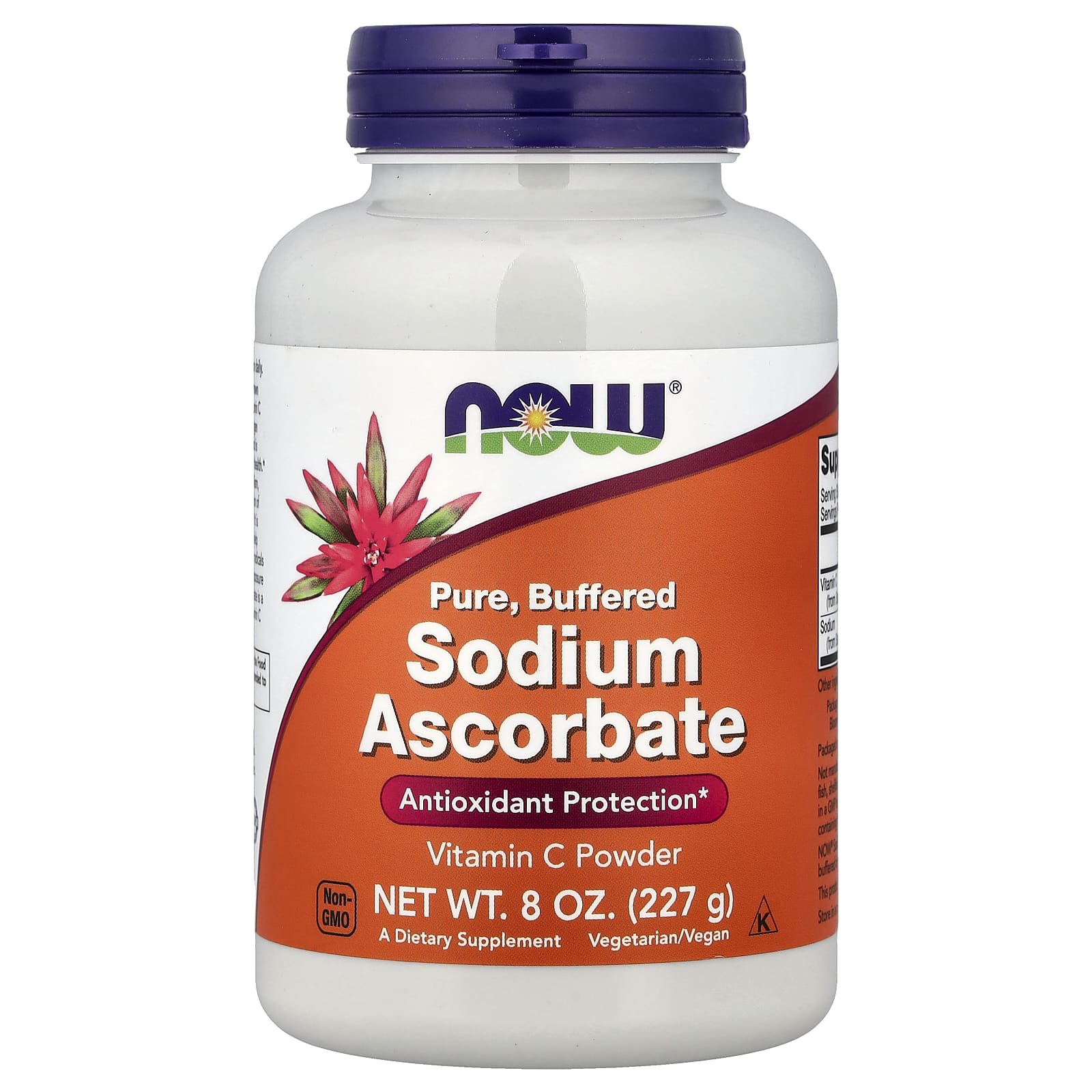 Sodium Ascorbate – Buffrat Vitamin C-pulver baksida