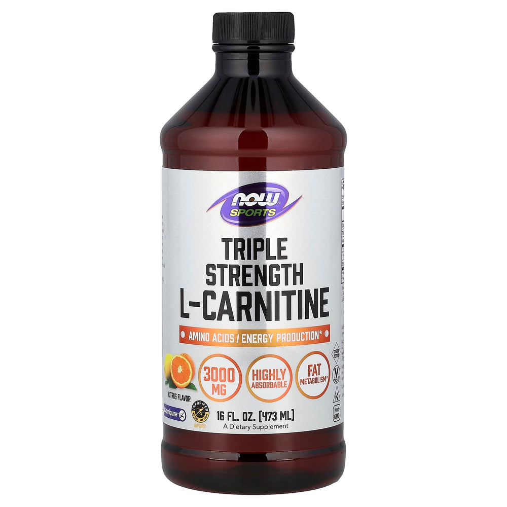 L-Carnitine Triple Strength baksida näringsfakta