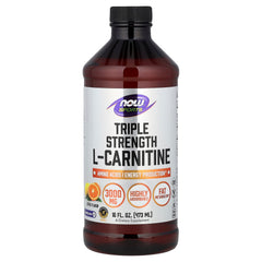 L-Carnitine Triple Strength baksida näringsfakta