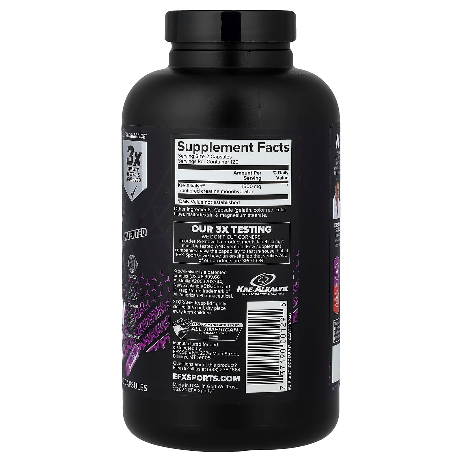 EFX Sports - Kre-Alkalyn EFX