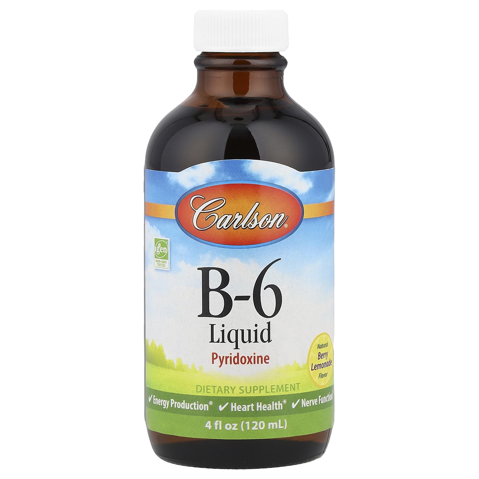 Vitamin B-6 Liquid baksida näringsfakta