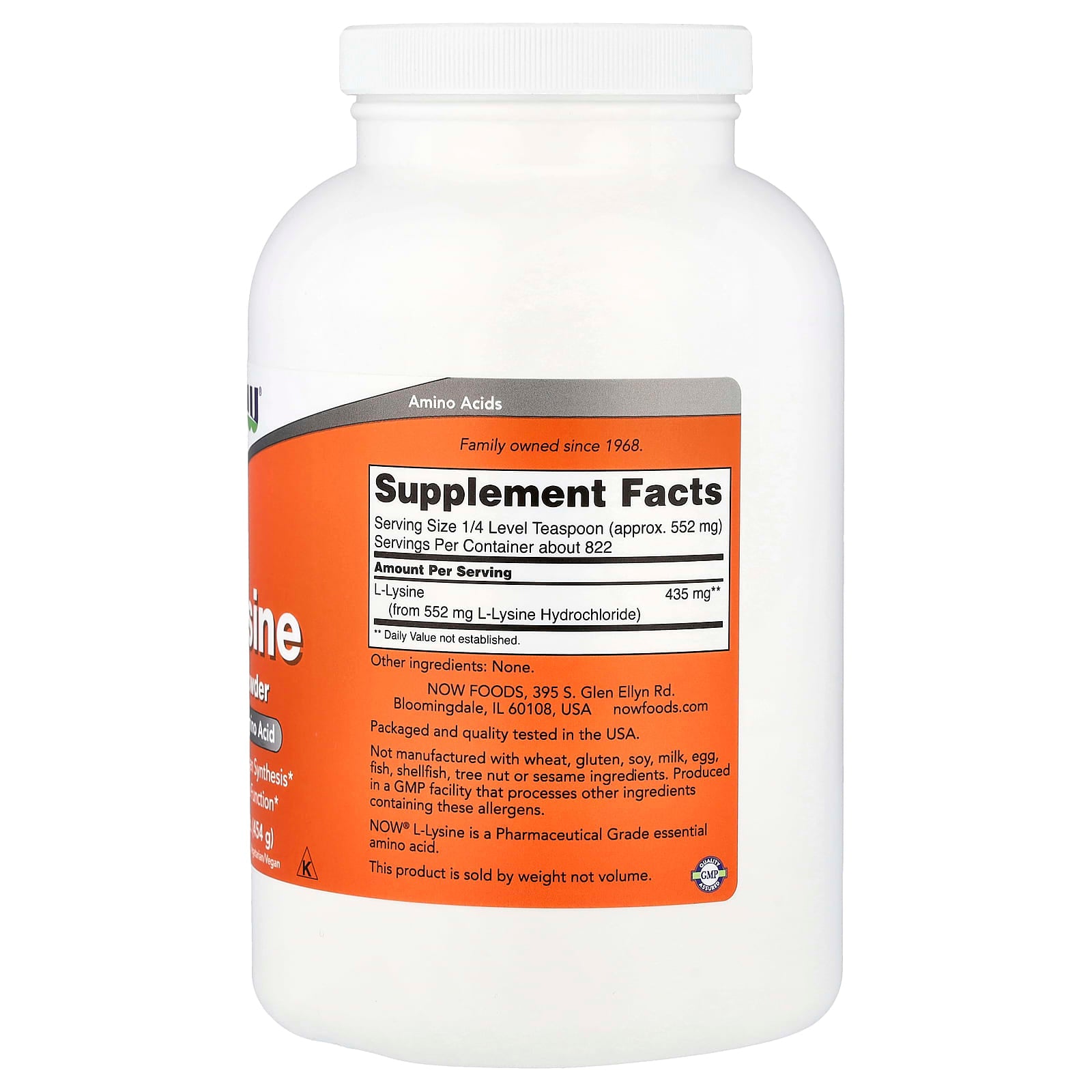 NOW Foods - L-Lysine, 1000mg