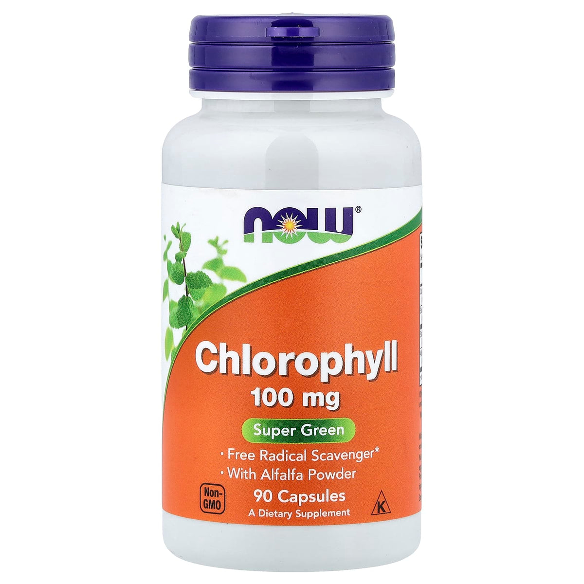 Chlorophyll – Naturlig växtbaserad formel baksida