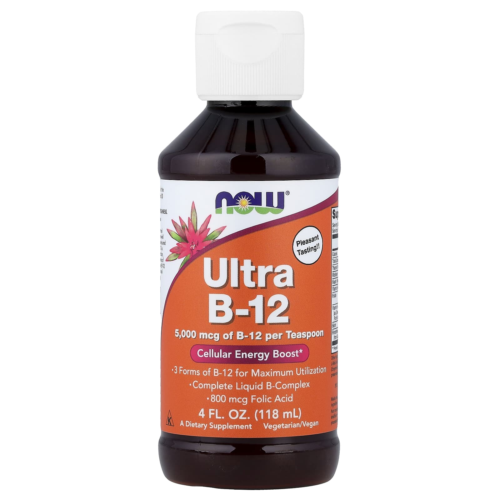 Vitamin B-12 Ultra Liquid baksida näringsfakta