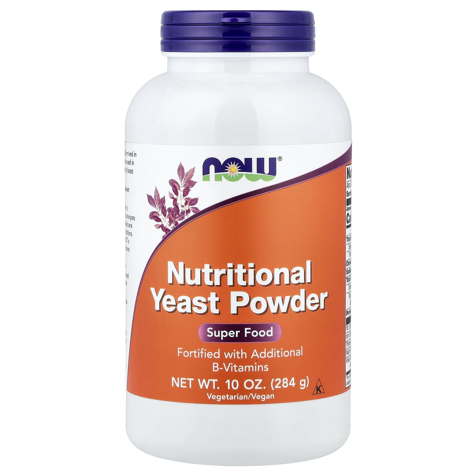 Nutritional Yeast Powder – B-vitaminer baksida