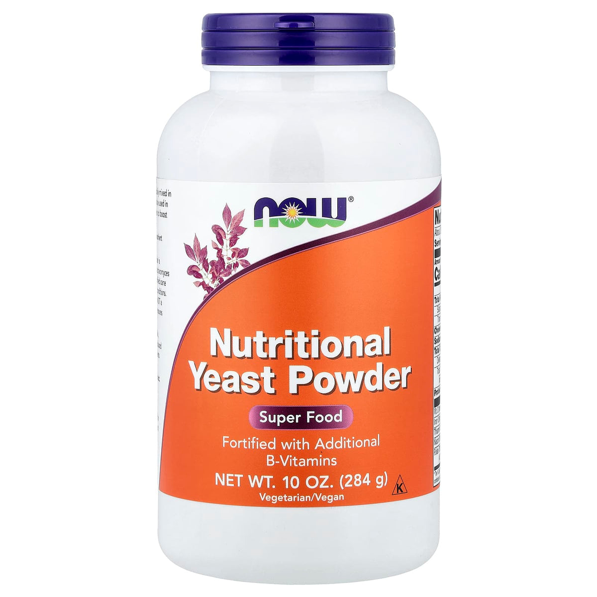 Nutritional Yeast Powder – B-vitaminer baksida