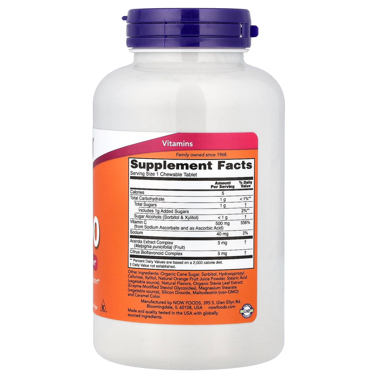 NOW Foods - C-vitamiini 500 Gummies