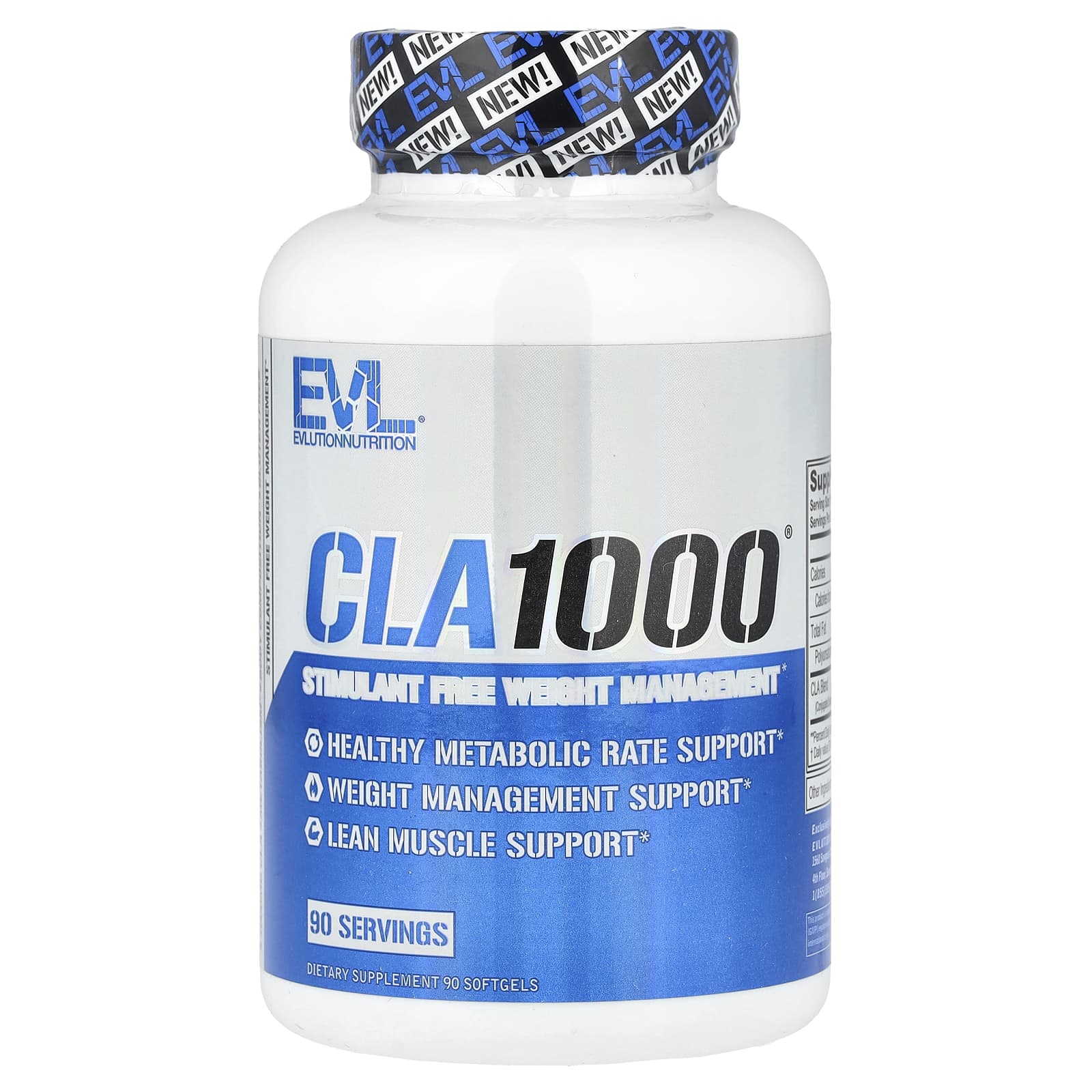 EVLution Nutrition - CLA 1000 - 90 Sgels