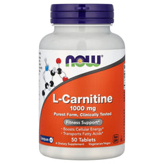 L-Carnitin 1000 mg – 50 tabletter baksida