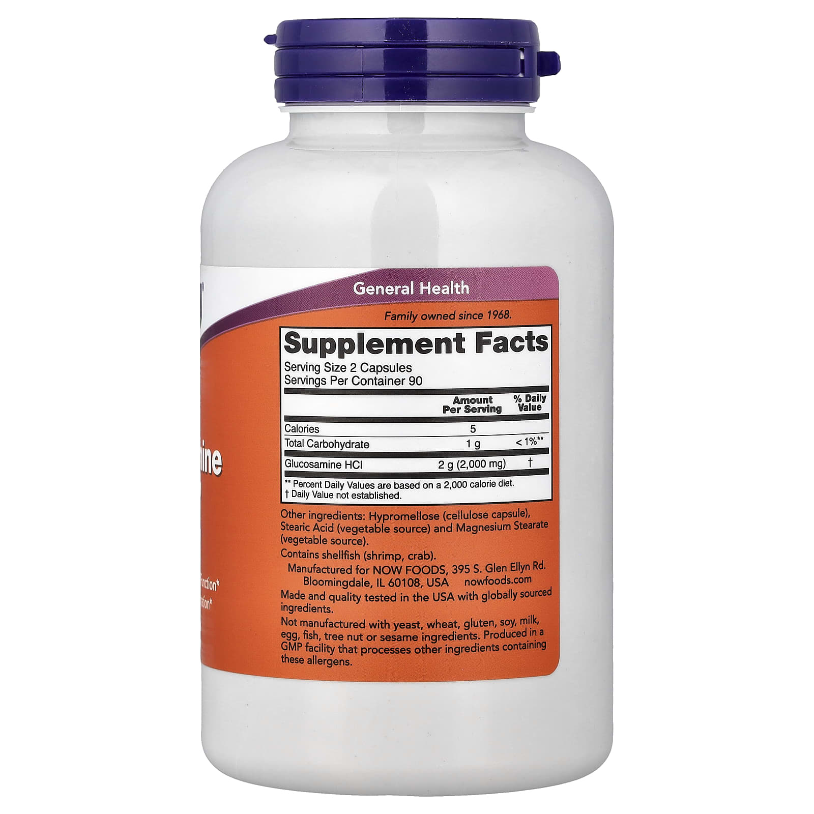 NOW Foods - Glucosamine 1000 - 180 Caps
