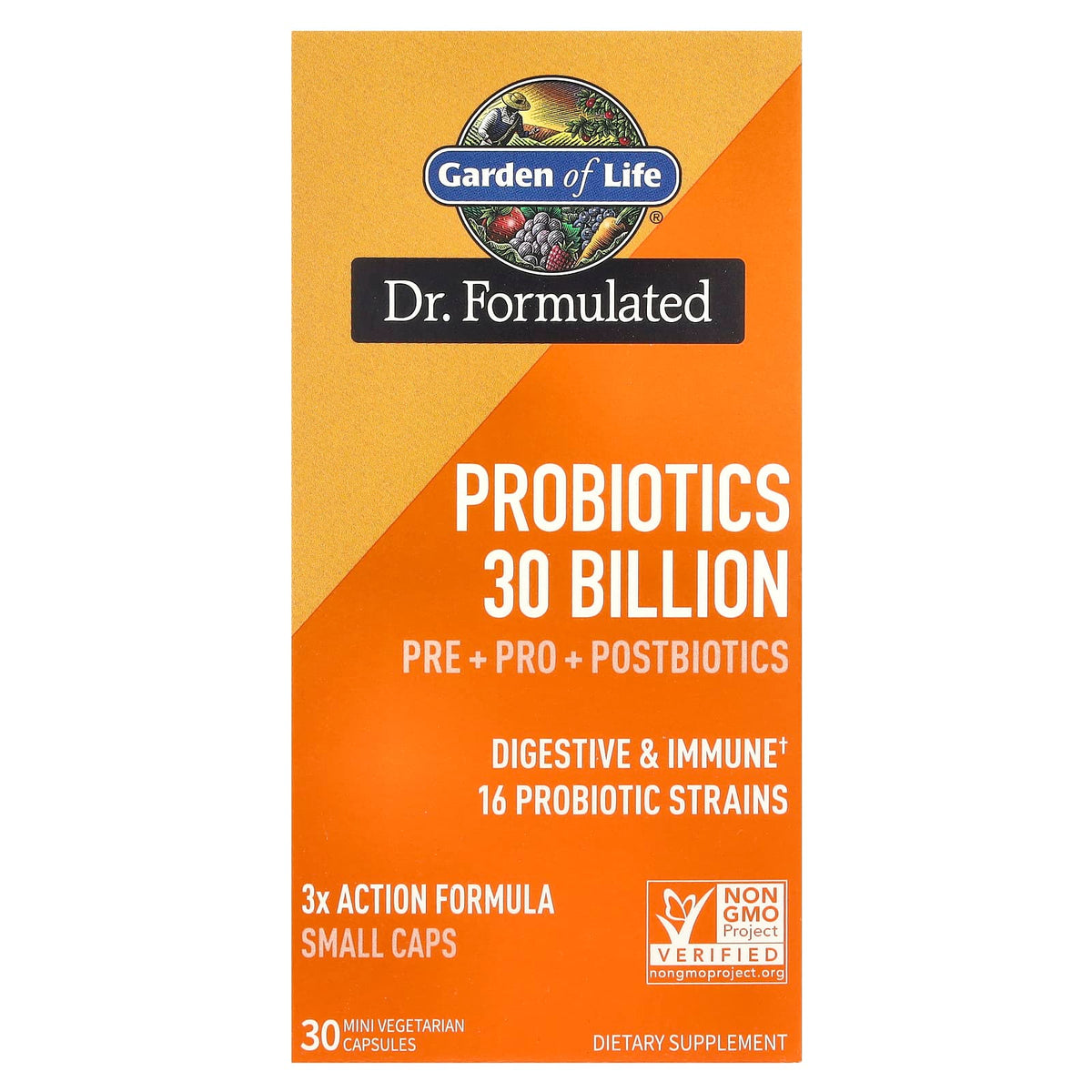 Garden Of Life - Dr. Formulated Probiotit 30 Miljardia - 30 Mini Vcaps - 30 Kapselia
