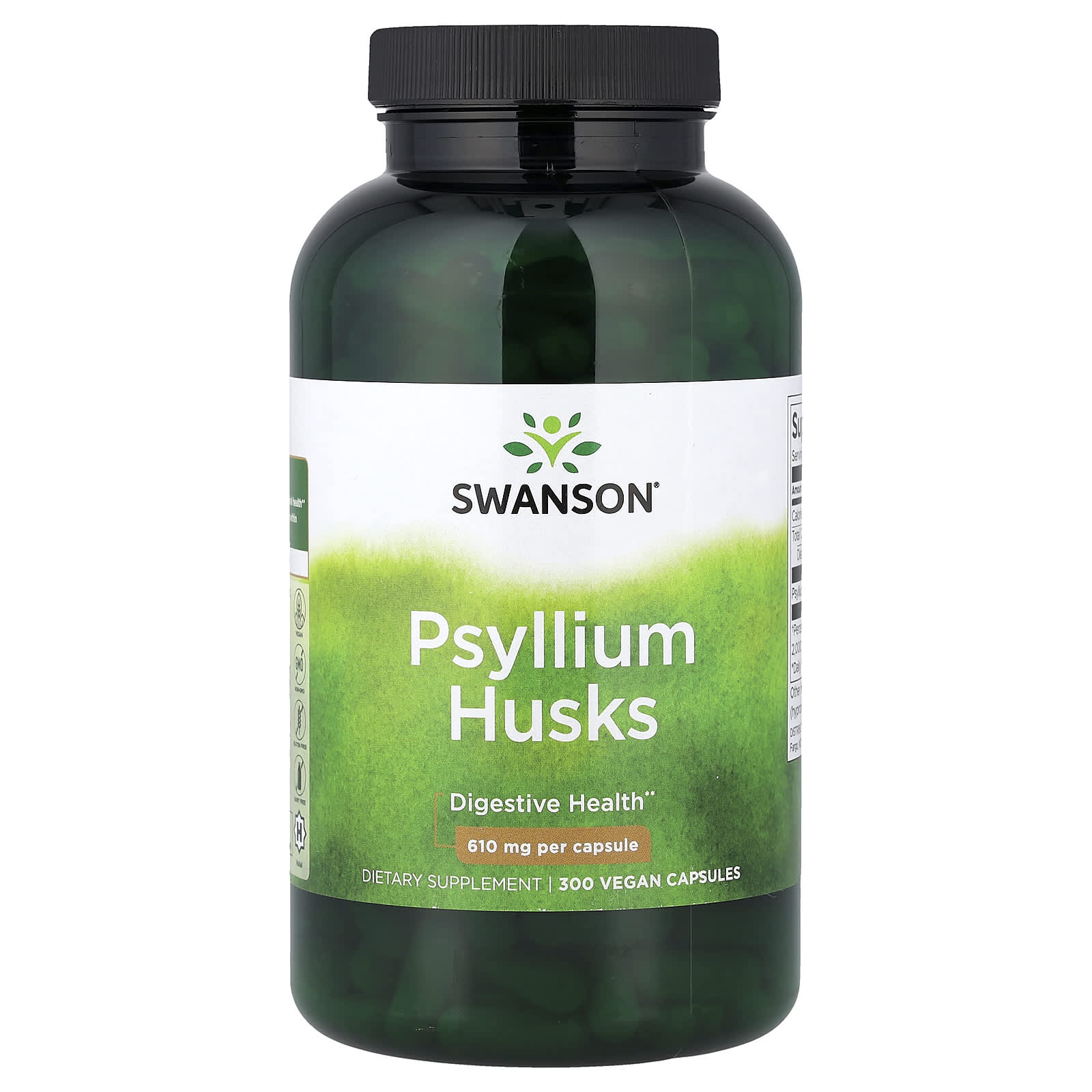 Swanson - Psyllium Skaller - 300 Kapsler