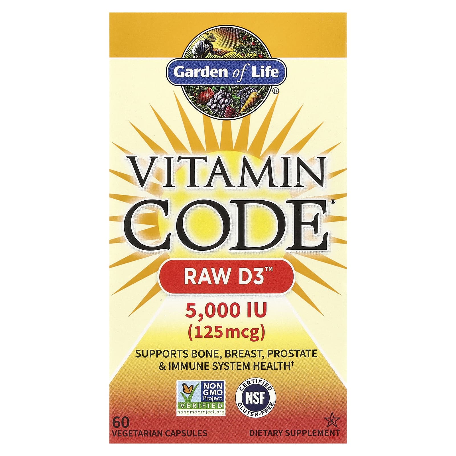 Garden Of Life - Vitamin Code Raaka D3