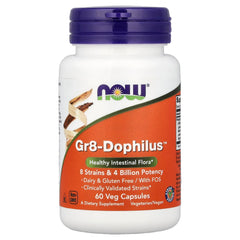 Now Foods Gr8-Dophilus baksida näringsfakta