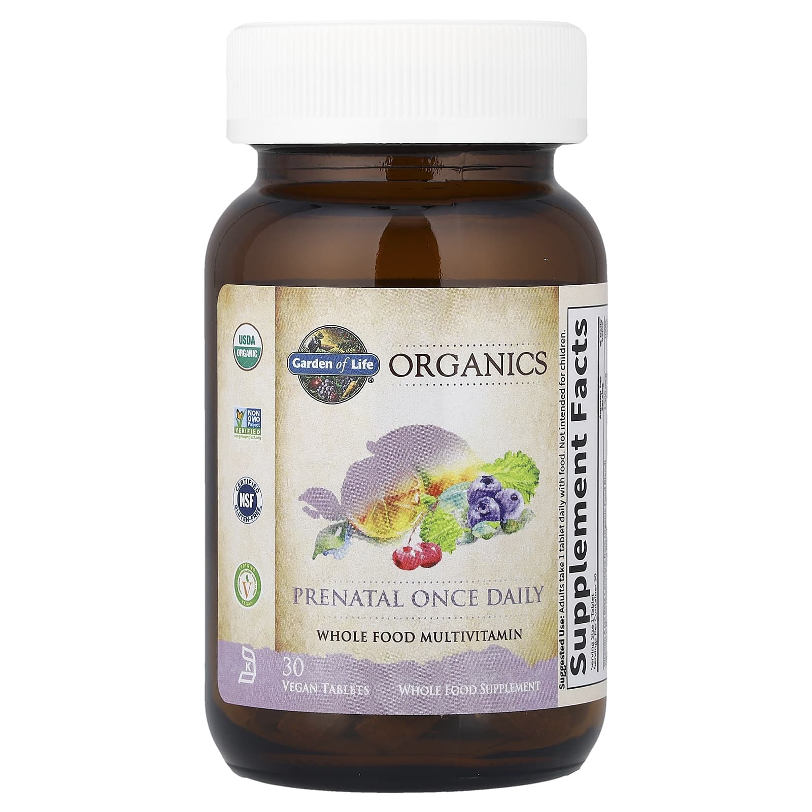 mykind Organics Prenatal Once Daily ingredienslista