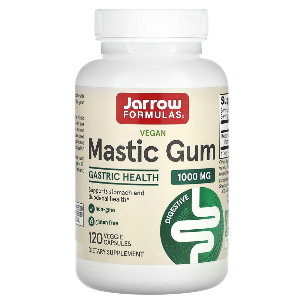 Jarrow Formulas Mastic Gum förpackning slutet