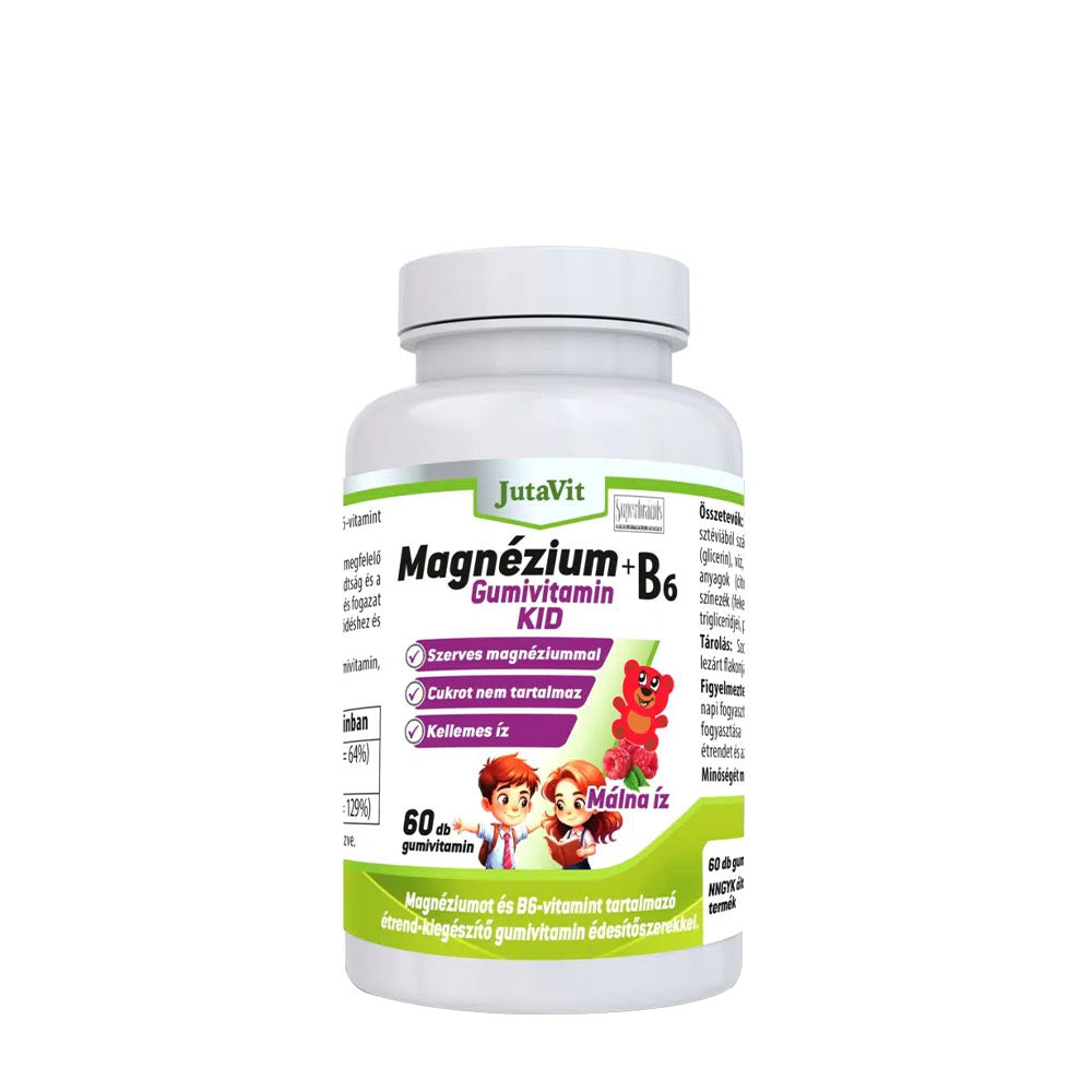 Jutavit - Magnesium Gummies - Hindbær - 60 Gummies