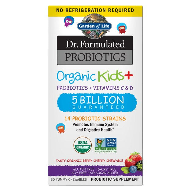 Probiotics Kids+ Bär & Körsbär framsida