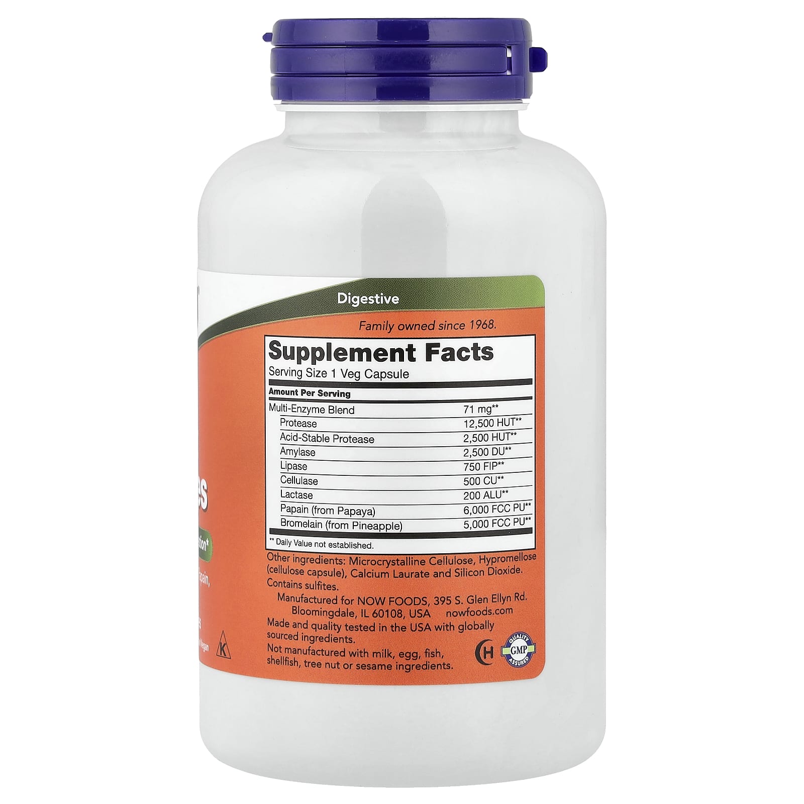 Plant Enzymes ingredienser och etikett
