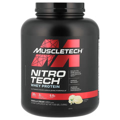 Nitro-Tech Whey Protein Vanilj baksida