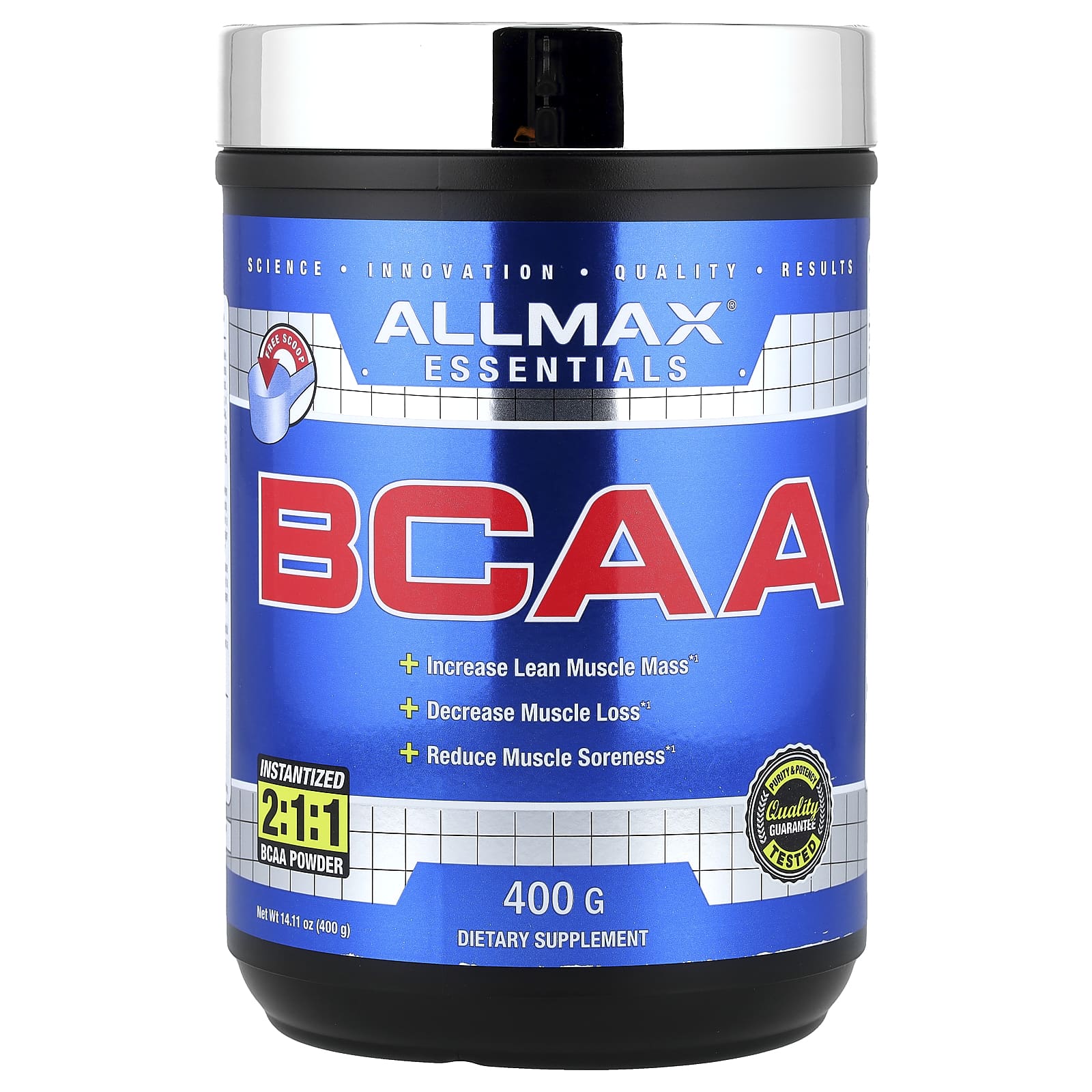 Allmax - BCAA 2:1:1 Pulver 400g