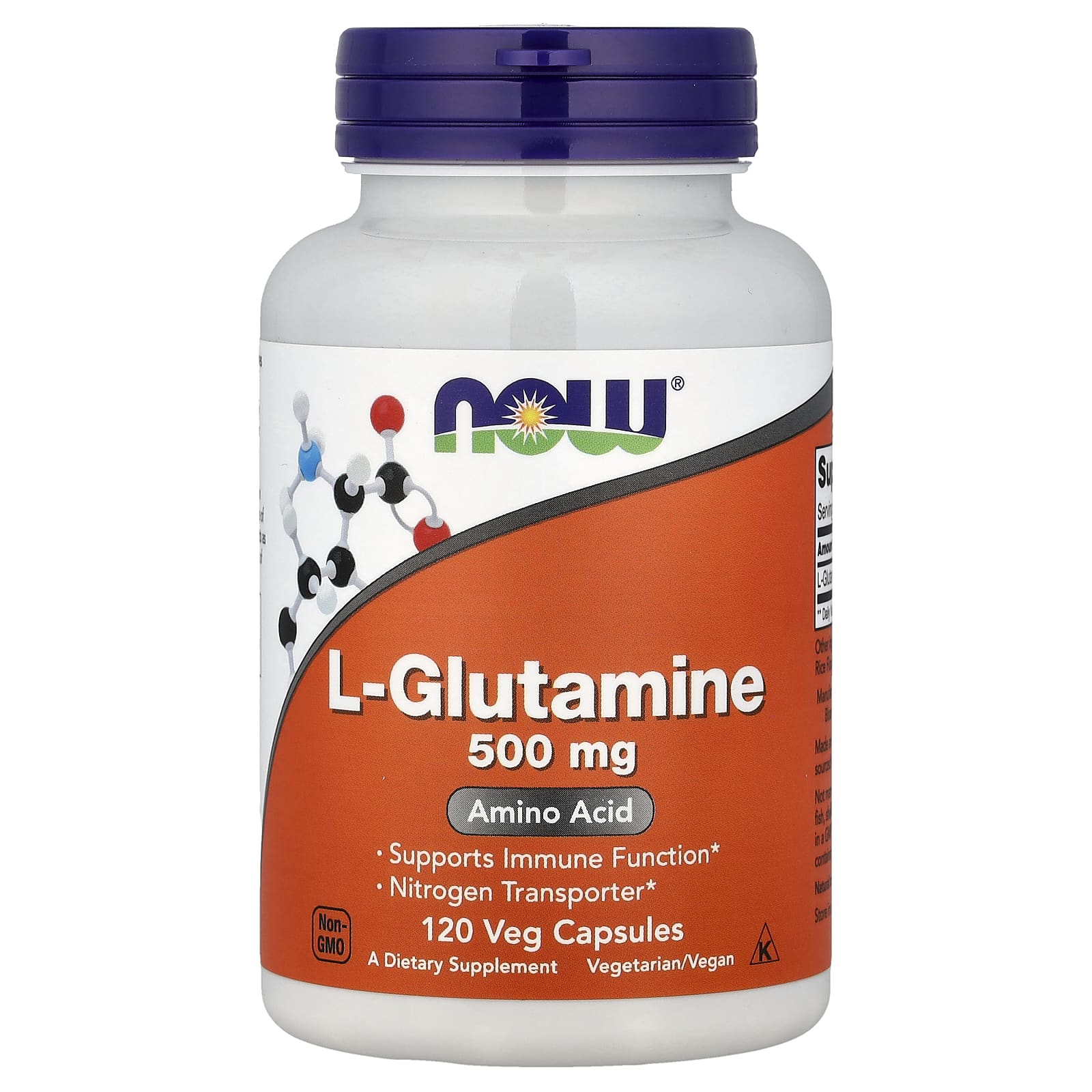 L-Glutamine 500mg framsida