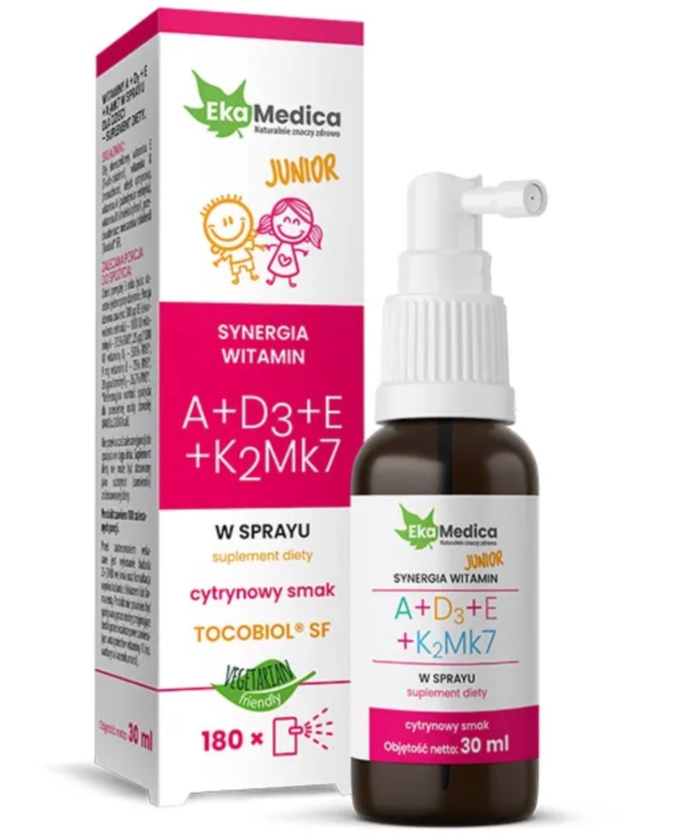 Eka Medica - Synergia Vitamin A+D3+E+K2Mk7 Spray