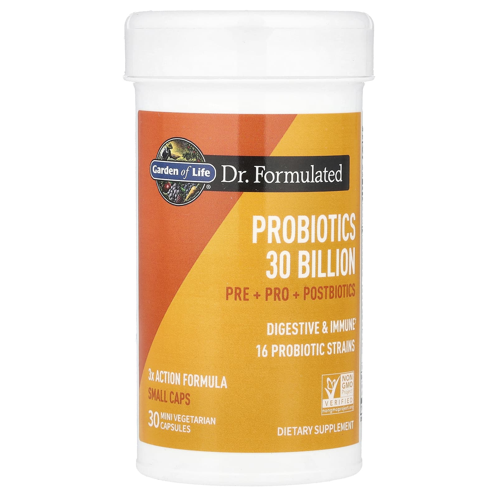 Garden Of Life - Dr. Formulated Probiotit 30 Miljardia - 30 Mini Vcaps - 30 Kapselia