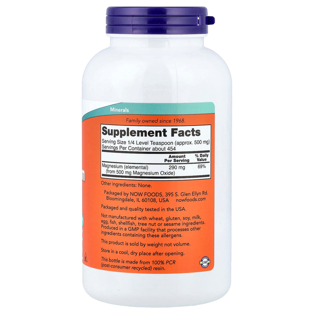 Magnesium Oxide förpackning detalj
