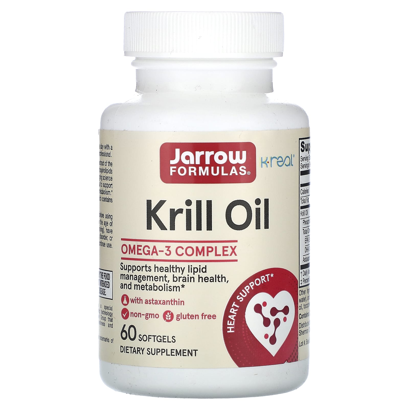 Krillolja – Omega-3 & Astaxantin baksida