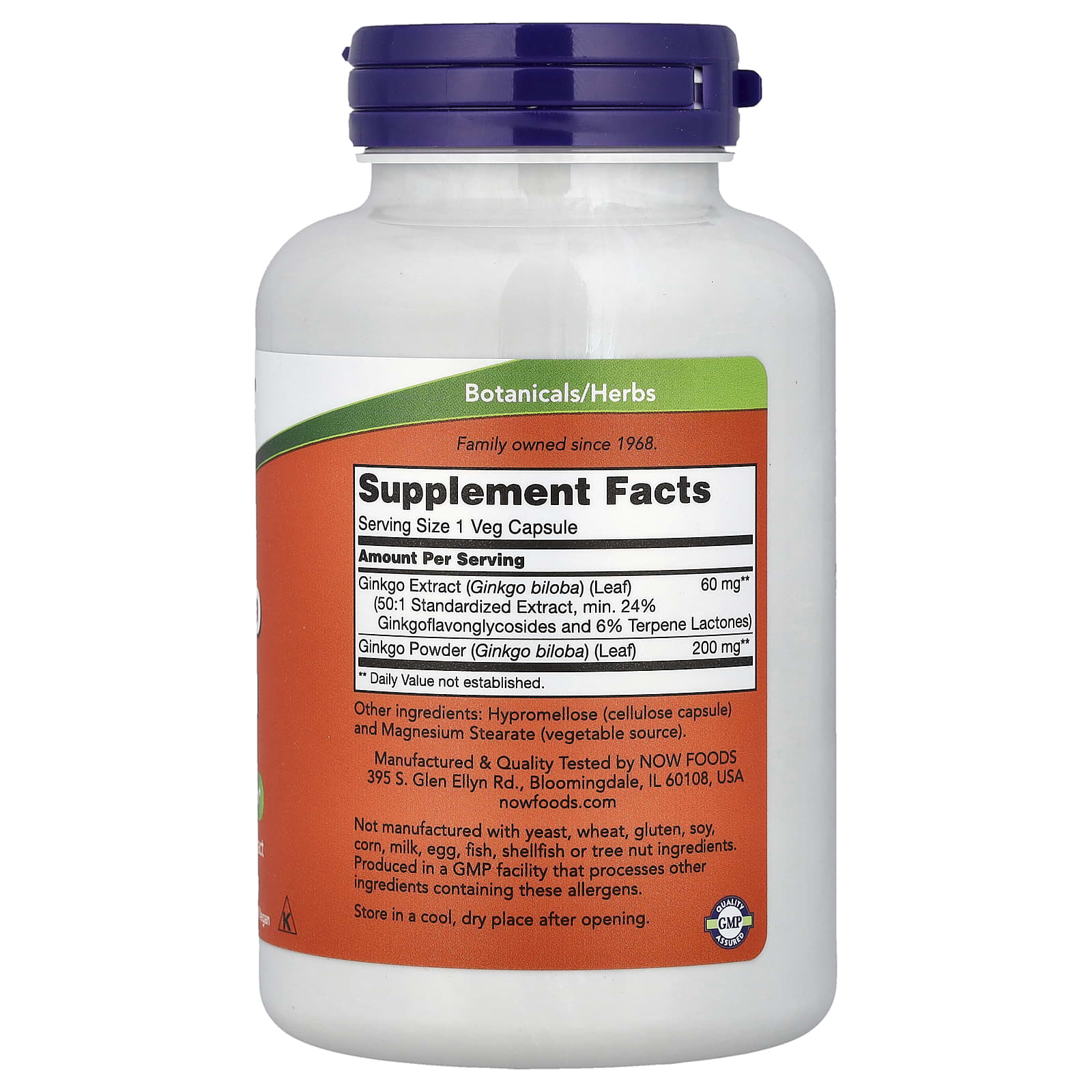 Now Foods - Ginkgo Biloba