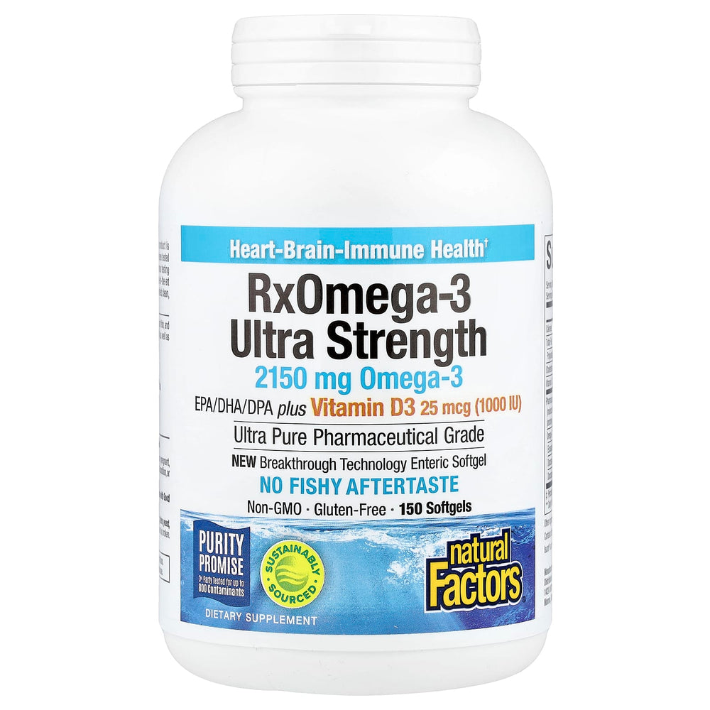 Omega-3 med Vitamin D3 ingredienser-etikett