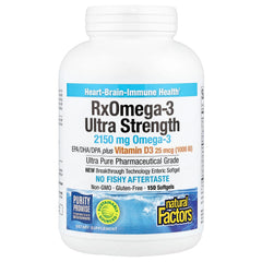 Omega-3 med Vitamin D3 ingredienser-etikett